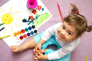 child-painting